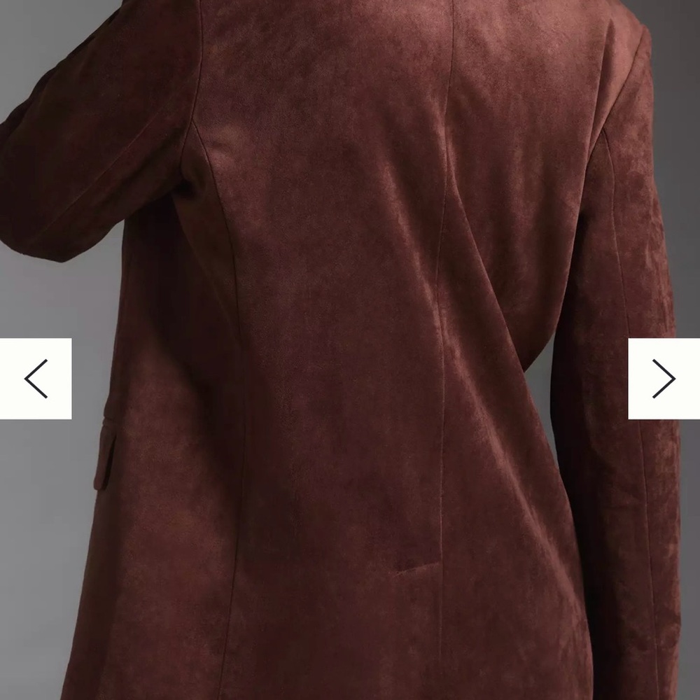 DOLAN Faux-Suede Boyfriend Blazer Size M - Picture 11 of 12